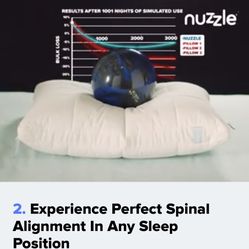 Nuzzle  Two Pillows That You Can Change to Any Sleep Position