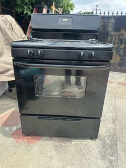 Black Gas Stove - Needs Ignition Repair, Works When Lit Manually -Pickup/delivery