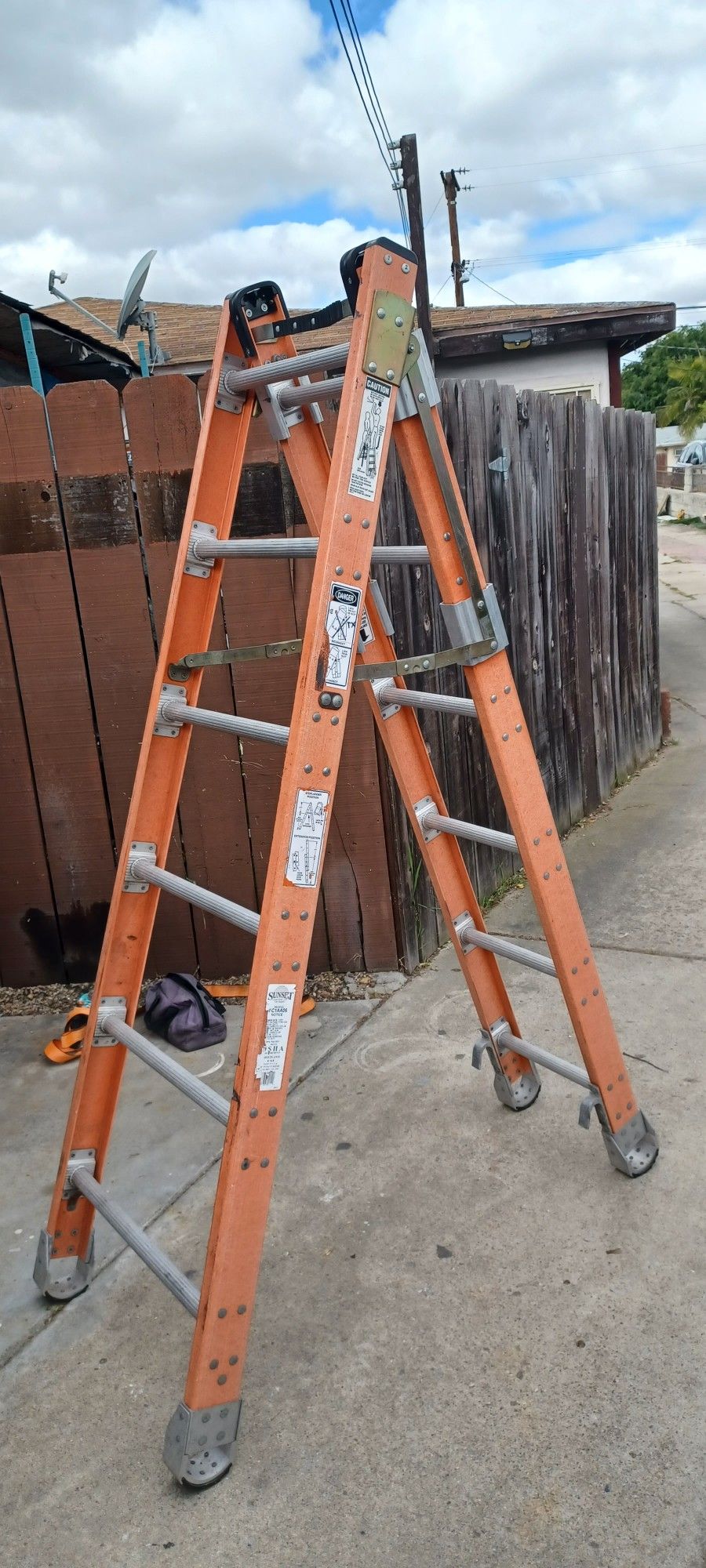 Conbination Fiberglass Ladder