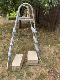 Free Pool Ladder Pump And Filters All New