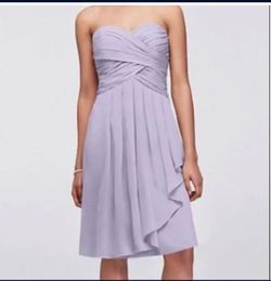 Short Crinkle Chiffon Bridesmaid Dress