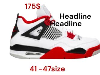 Air Jordan 4 Fire Red Sneakers
