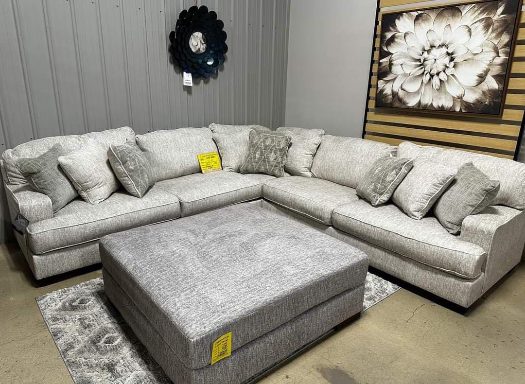 Parchement Sectional Sofa Couch 