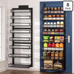 Over the Door Pantry Organizer 8 Tiers Hanging Door -NEW (3017/10)