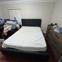 Queen Size Bed With Mattress 