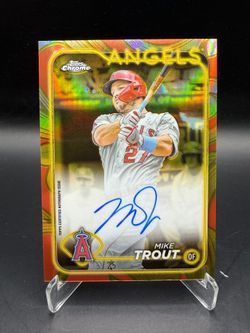 Mike trout auto