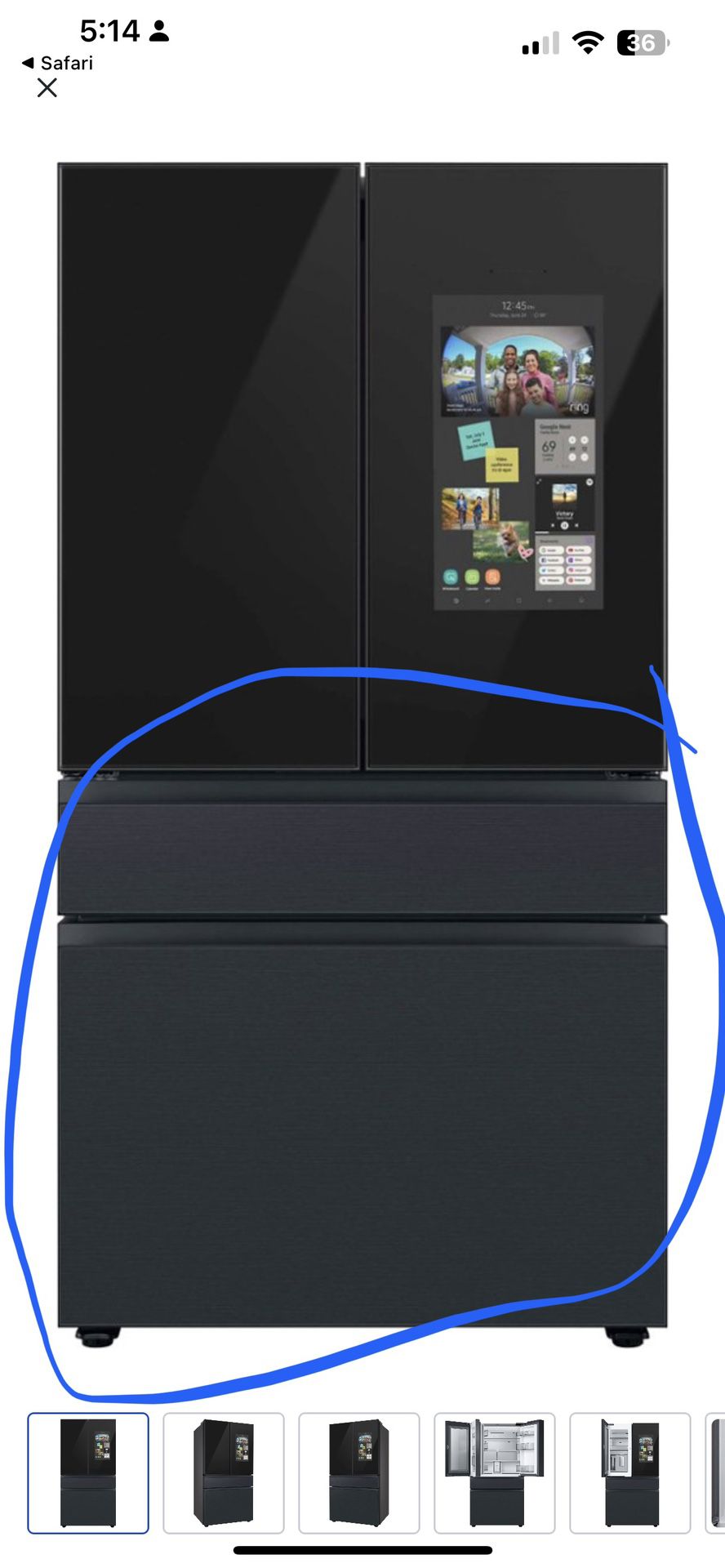 Samsung Bespoke Refrigerator 