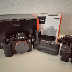 Sony A7S With Battery Grip