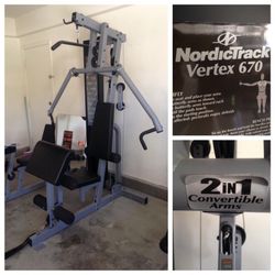 Nordictrack vertex 670 home gym sale