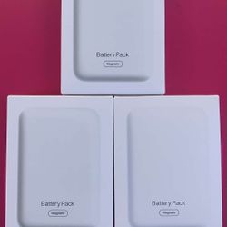3 Brand New Apple IPhone Magnetic Power Bank MagSafe Battery Pack Wireless Fast Chargers