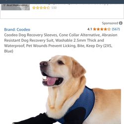 Coodeo Dog Recovery Sleeves