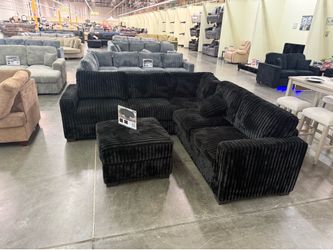 New black sectional