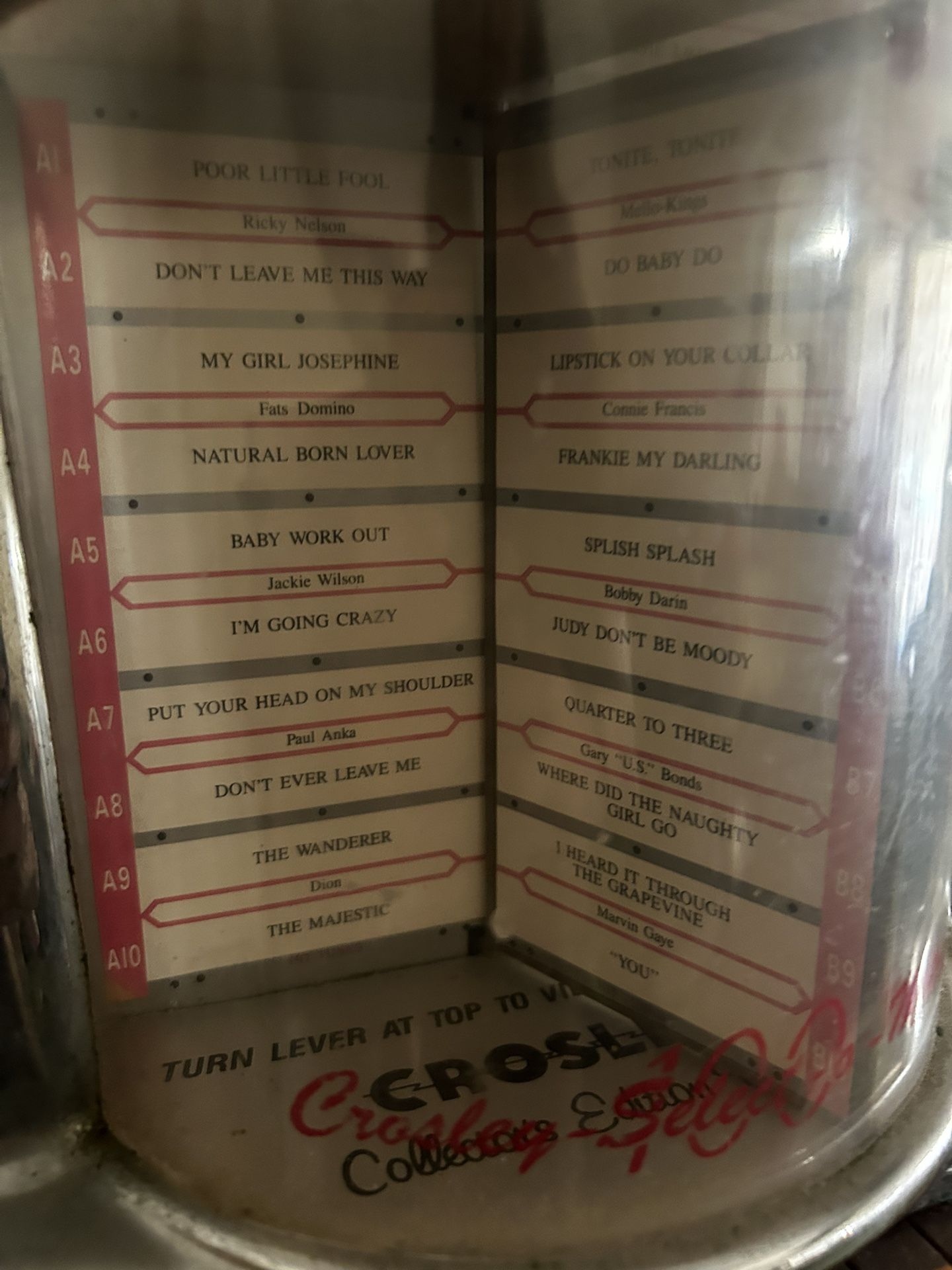 Crosley Diner Jukebox Radio Silver