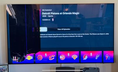 Samsung QN90 TV - cracked screen