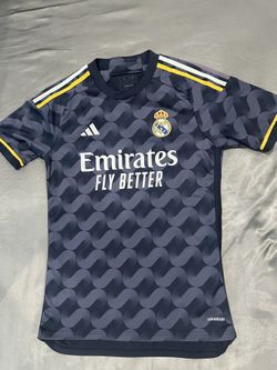 Real Madrid 23/24 Away Jersey Size Small NOT AUTHENTIC  Hardly used and in great condition