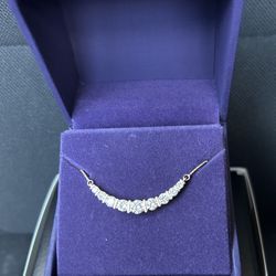Brand New 14K Gold Necklace with Lab-Created 1CT Diamond – Tags Attached