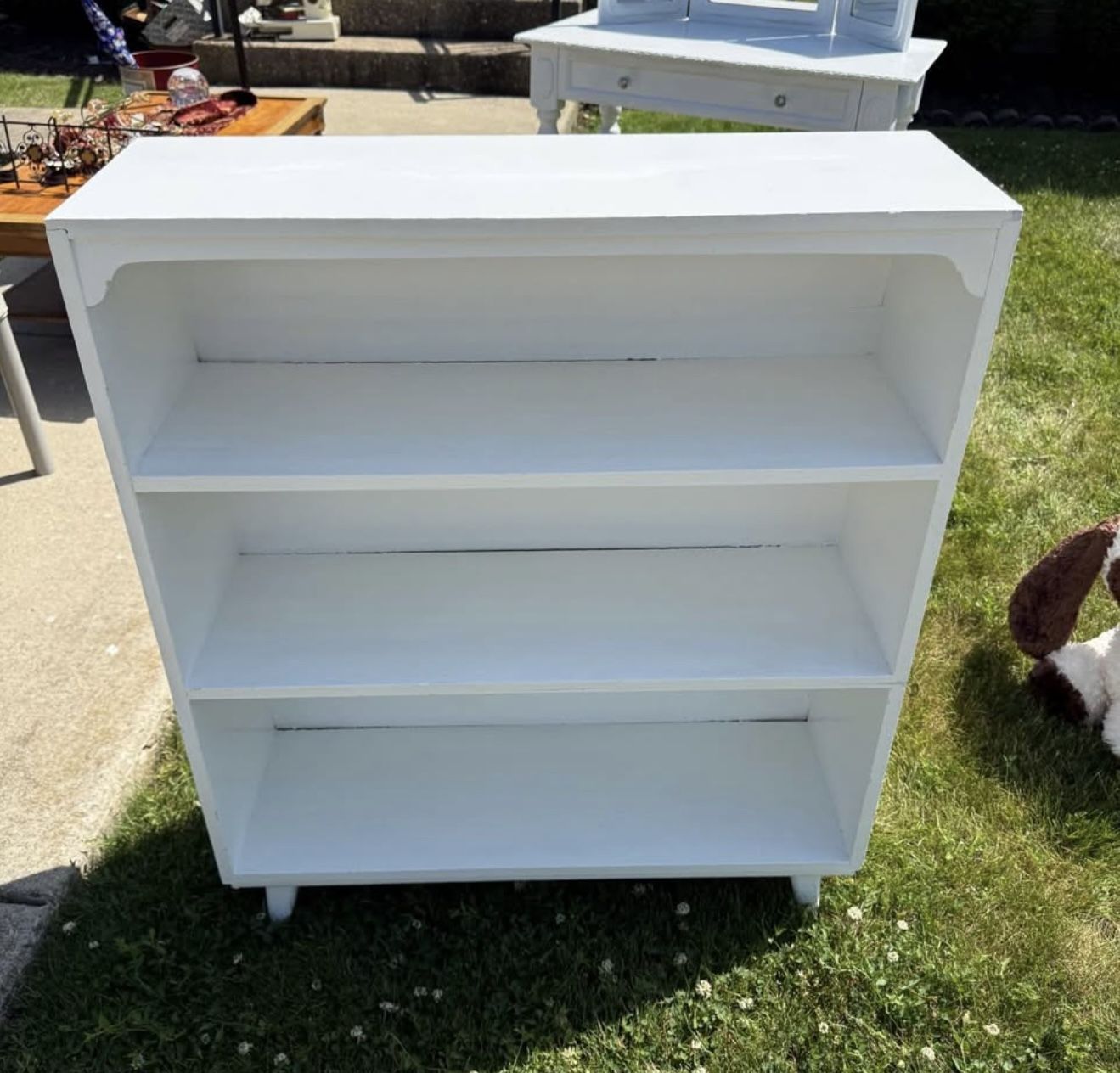 White Wooden Bookshelf