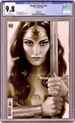 $340…Wonder Woman #761…B Middleton Variant CGC 9.8 