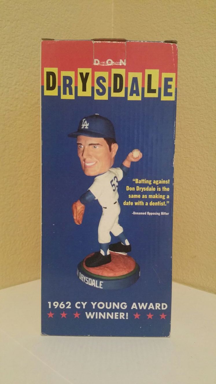 Don Drysdale Bobblehead Dodgers bobble head Dodger SGA