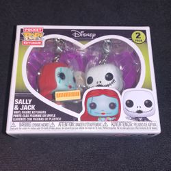 NBC Sally And Jack Keychain