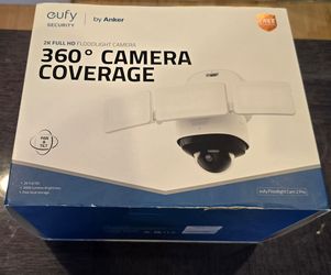 eufy Floodlight Cam 2 Pro FHD Outdoor Wired Security Camera 360 Coverage