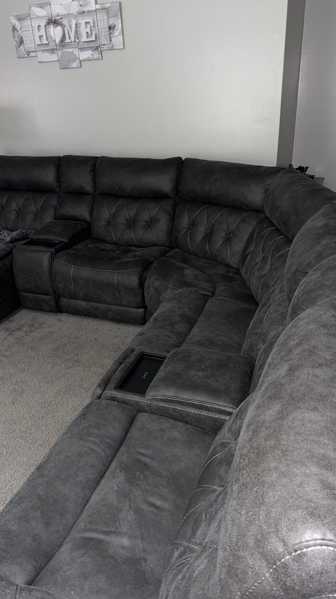 Power Reclining Sofa and Chair