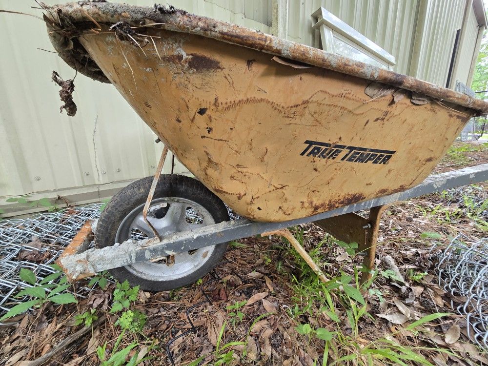 steel wheelbarrow
