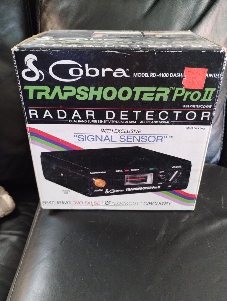 Cobra Radar Detector.