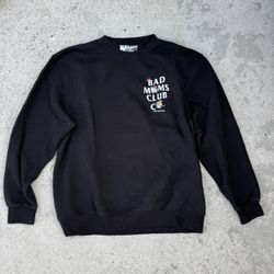Black Bad Moms Club crewneck sweatshirt size Large 