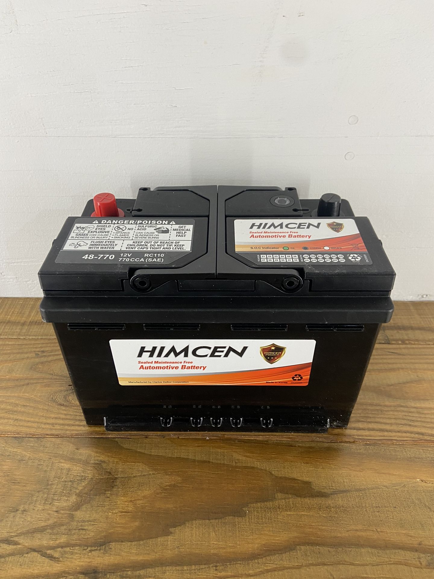 New Car Battery Group Size 48 - $145