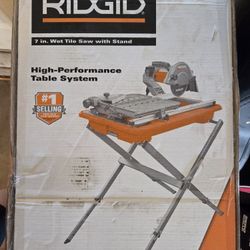 NEW RIGID WET SAW NEW 7"