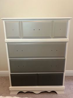 Free painted white dresser