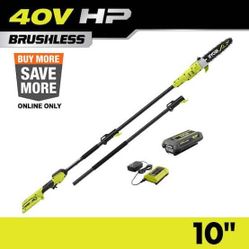 40 volt Ryobi pole saw kit
