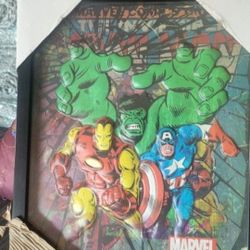 Wall Art 11x14 Marvel's Print 3D