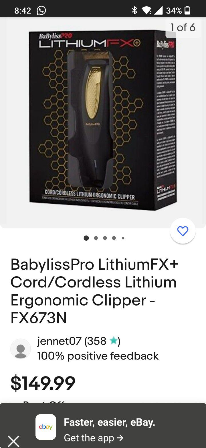BaBylissPRO FX Clipper