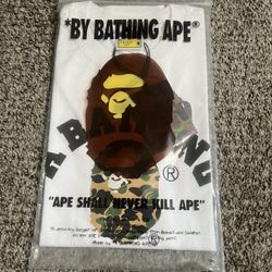 White Bape tee