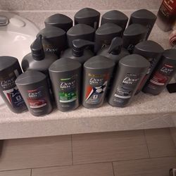 "18" BOTTLES OF DOVE FOR MEN BODYWASHÐ
