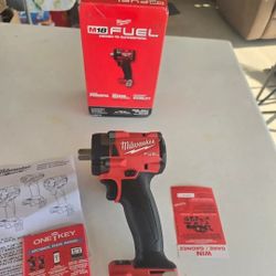 🔥$140 NO NEGOTIABLE🔥 Milwaukee 2855-20 M18 FUEL GEN-3 18V Lithium-Ion Brushless Cordless 1/2 in. Compact Impact Wrench with Pin Detent (Tool-Only)
N