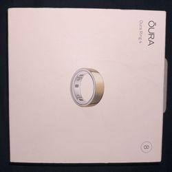 Oura Ring 4 Gold Size 8