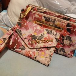 Betsy Johnson Wristlet And Wallet 