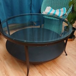 Modern Table With Glass 