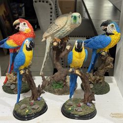 Parrot Bird Statues