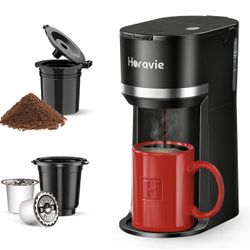 Single Serve Coffee Maker – Like New (K-Cup & Ground Coffee) 