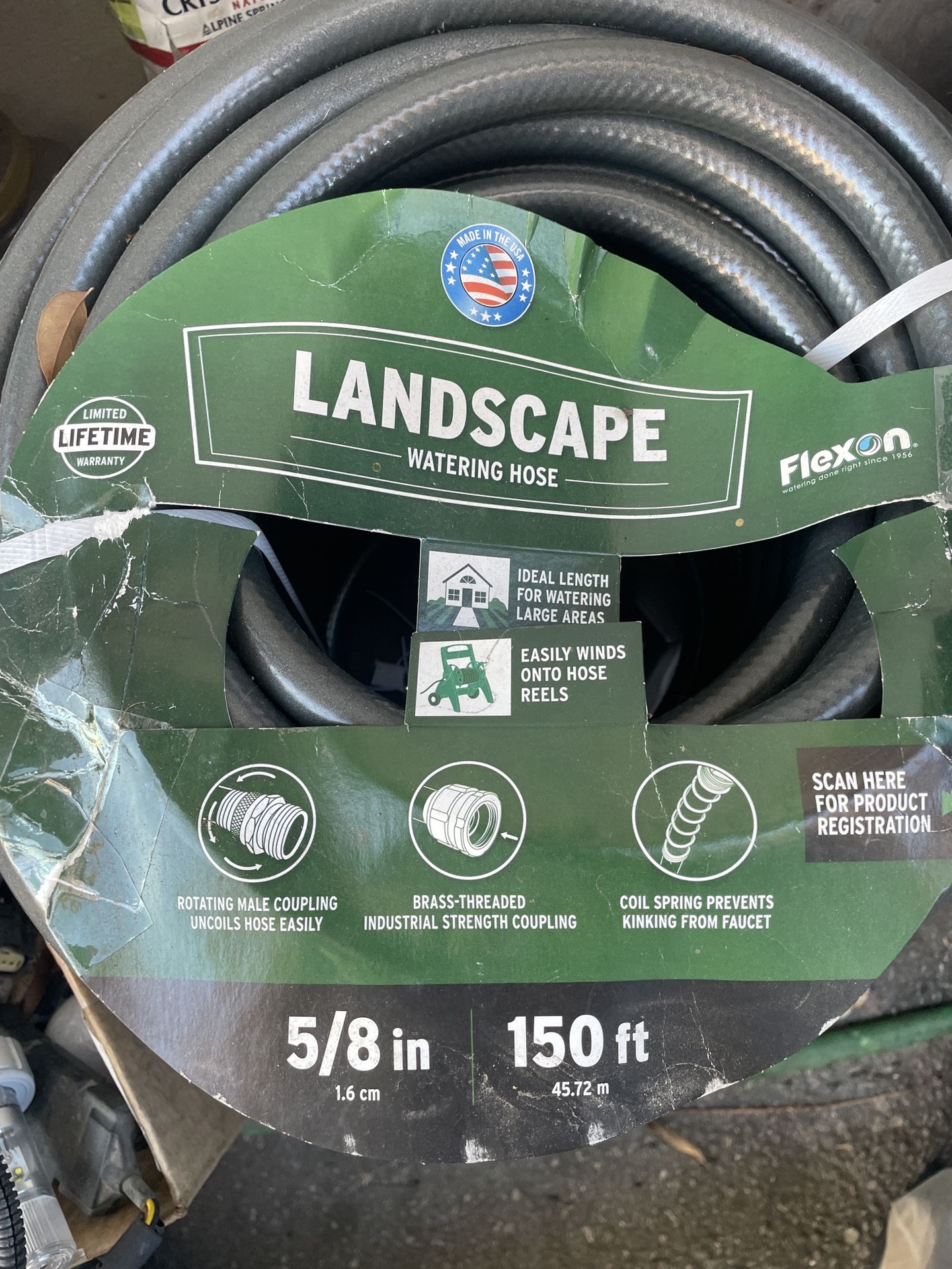 Gardening holes 150 feet new Home Depot lifetime warranty