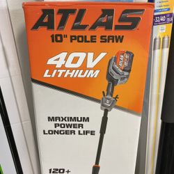 Atlas 40v Pole Saw 
