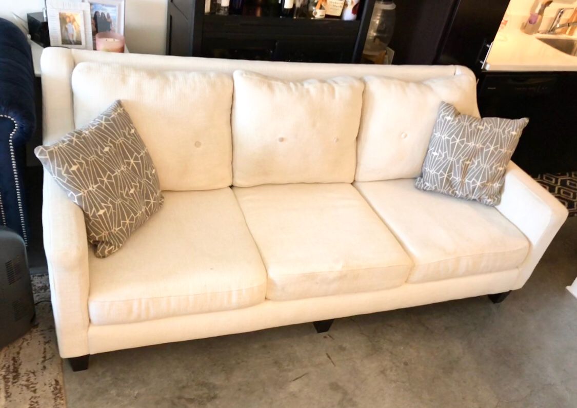 White Couch | Purchased New @ Urban Styles | 2.5yrs old
