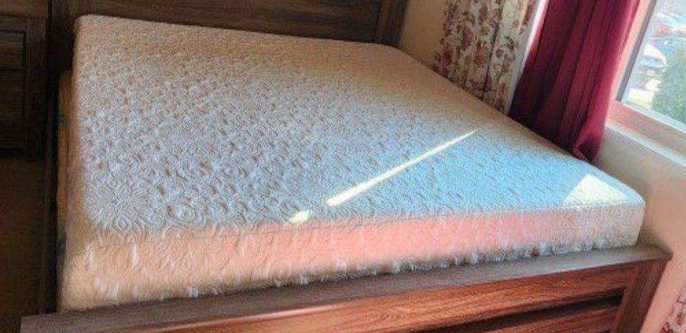 King Size 12" Memory Foam Mattress By Spa Sensations Zinus