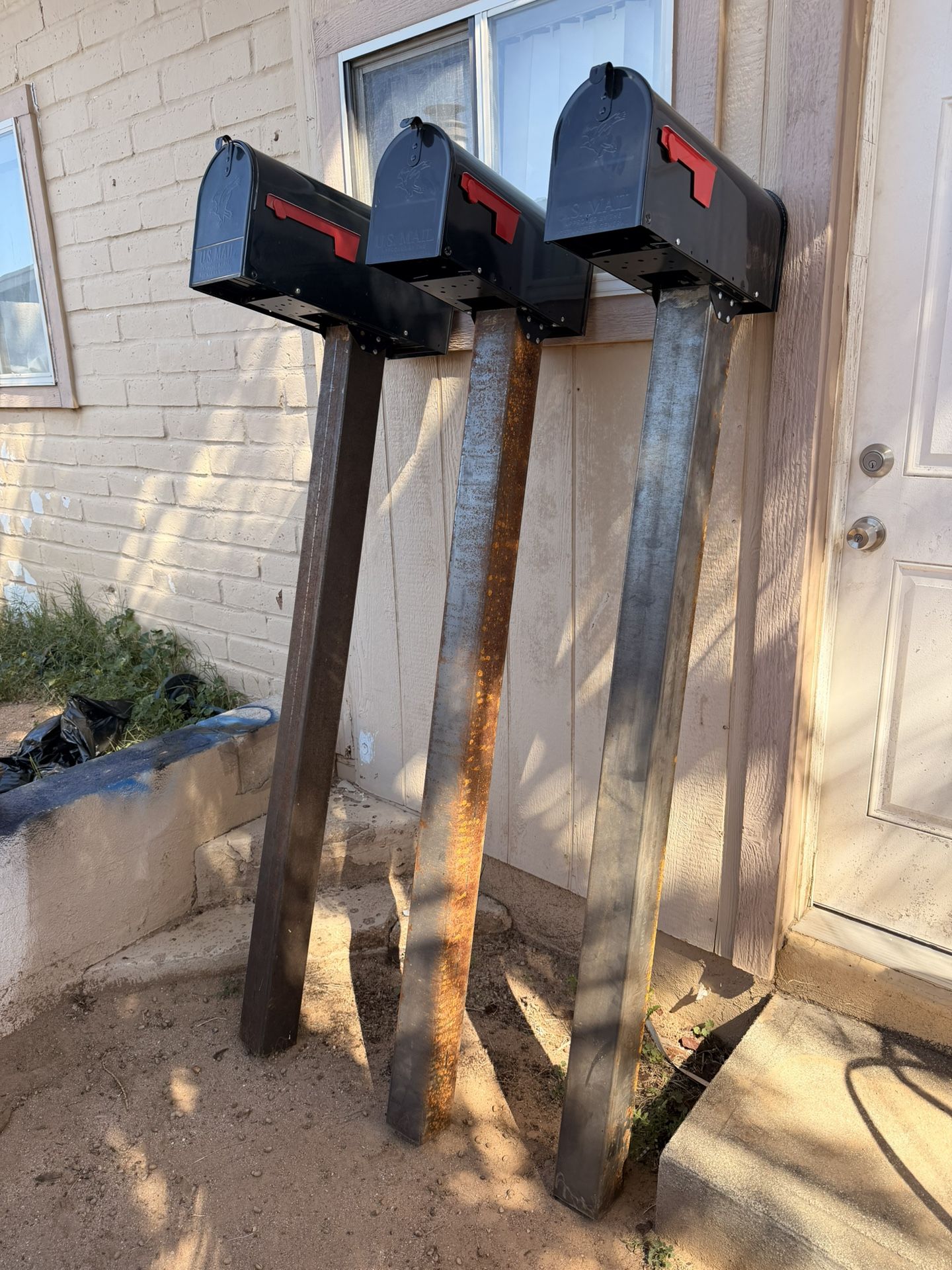 Mailbox With Steel Post