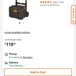 Dewalt Tough system 2.0 24 Inch W Modular Tool Box 
