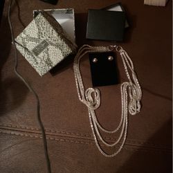 Jessica Simpson Cascading Necklace Set